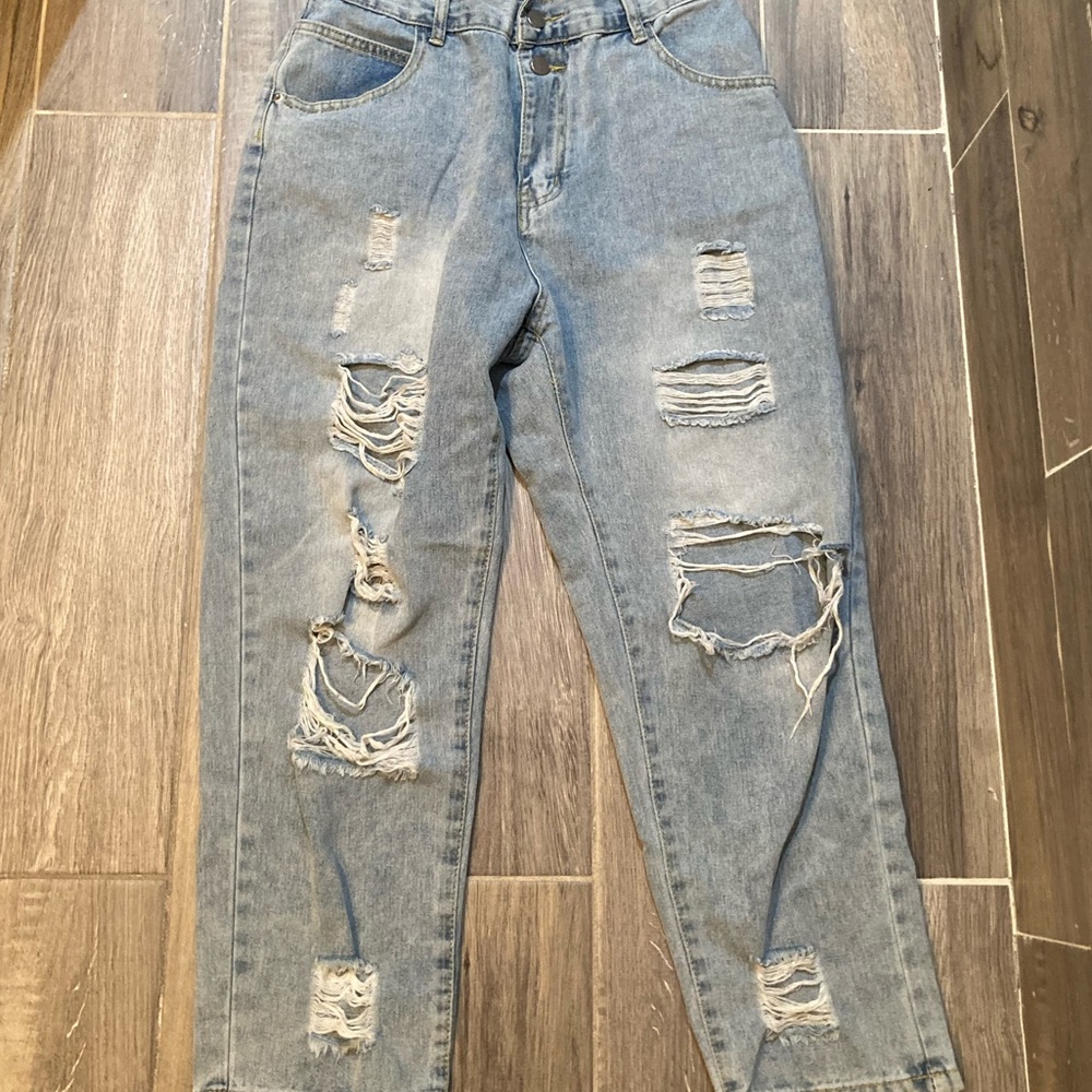 Women’s Blue Light Wash Jeans | Size Large